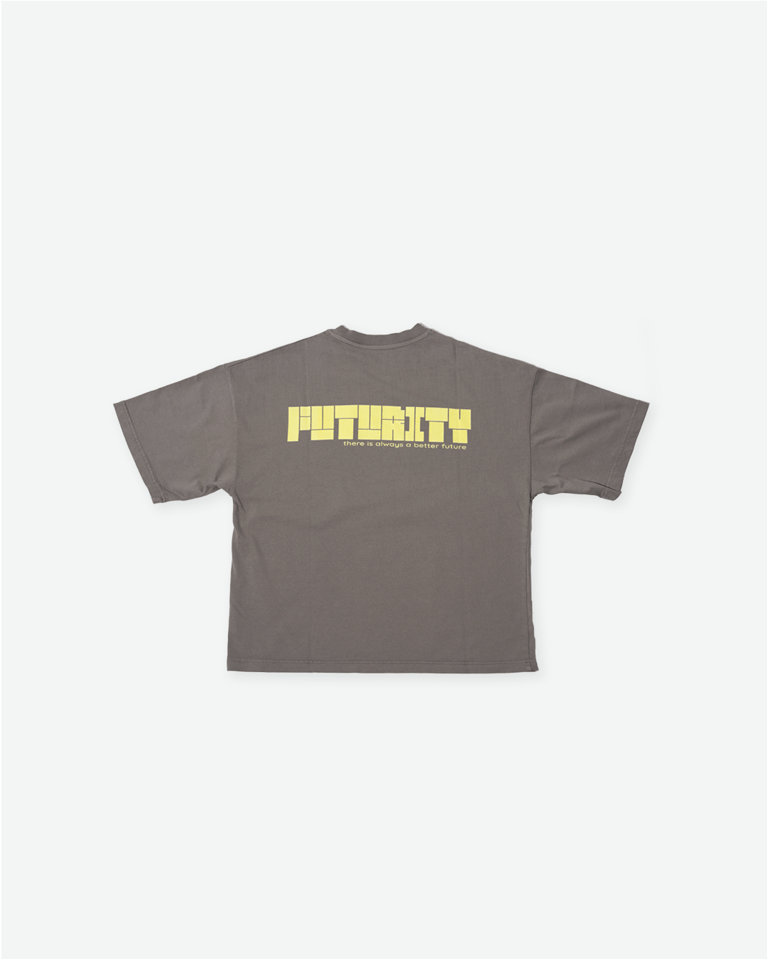 Pigment grey Oversized Boxy Tee - SLEEKZ