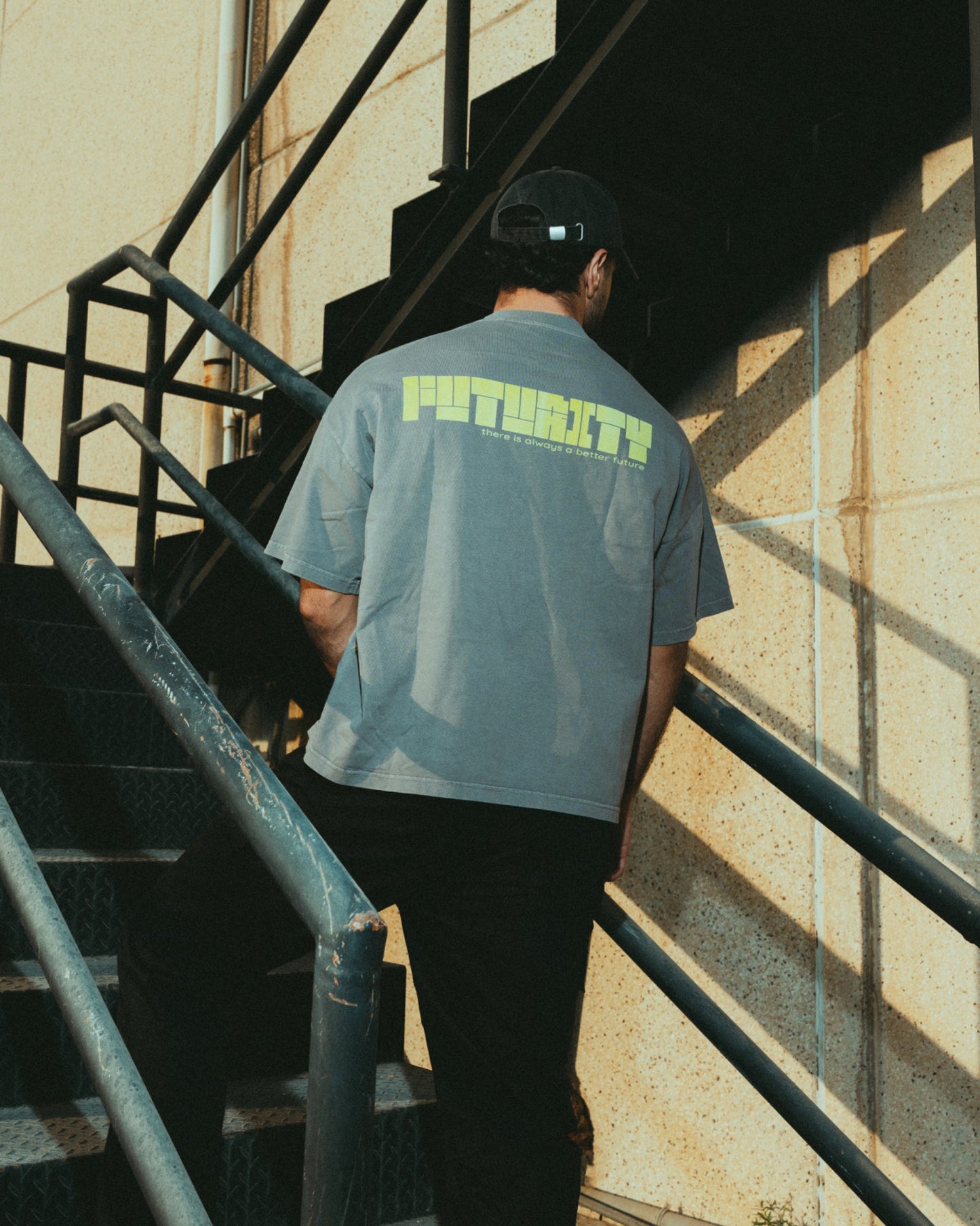 Pigment grey Oversized Boxy Tee - SLEEKZ