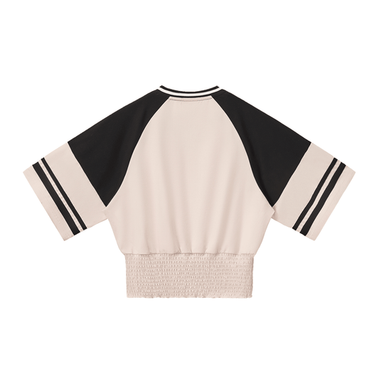 Women's Color Block Ruched T-Shirt - SLEEKZ