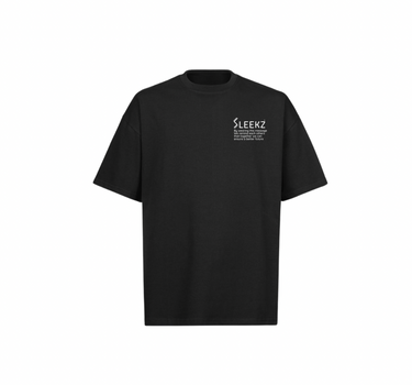 Black sleekz oversized tee