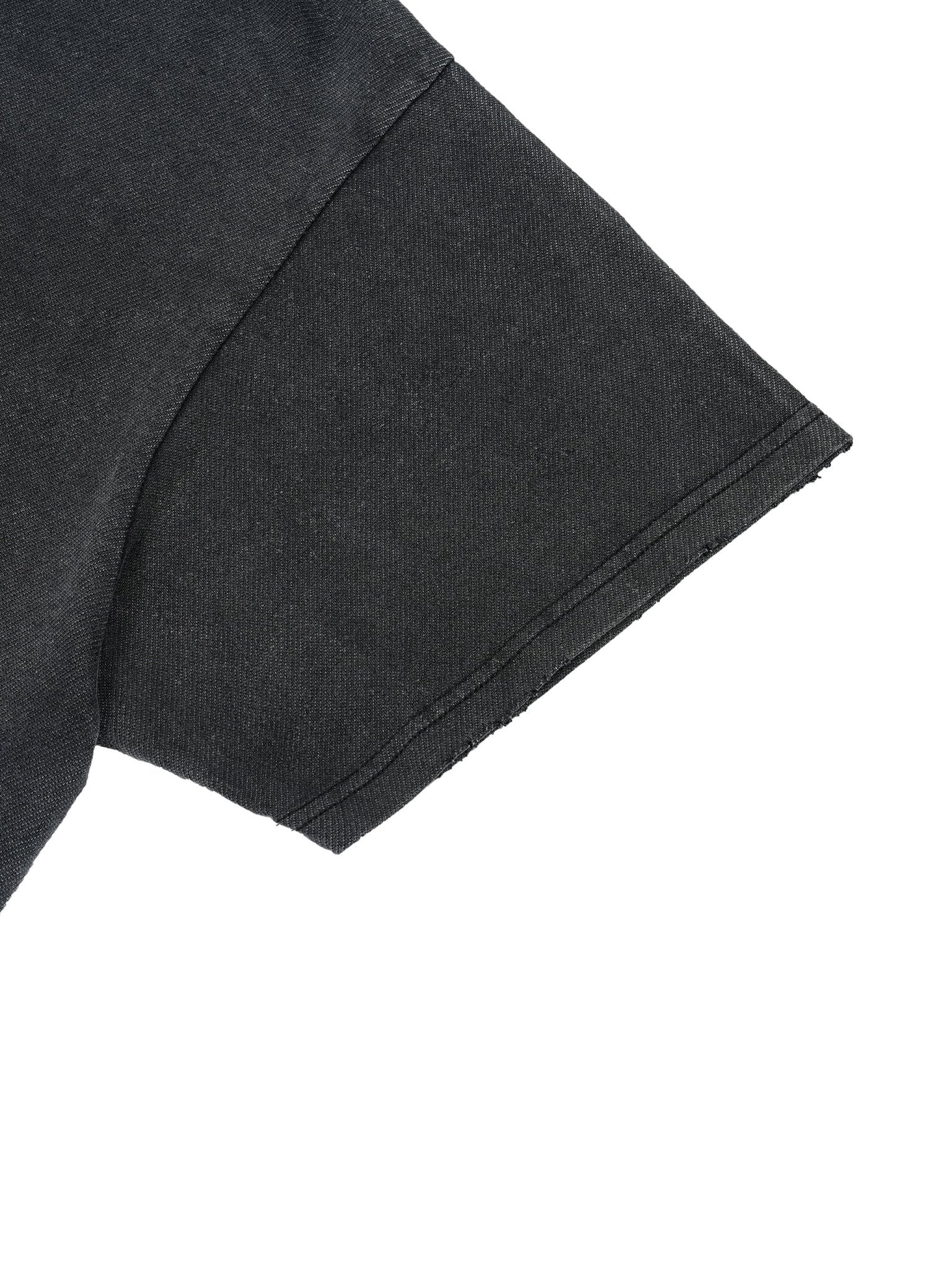 Black SLEEKZ MONOSPACE Vintage Tee - SLEEKZ