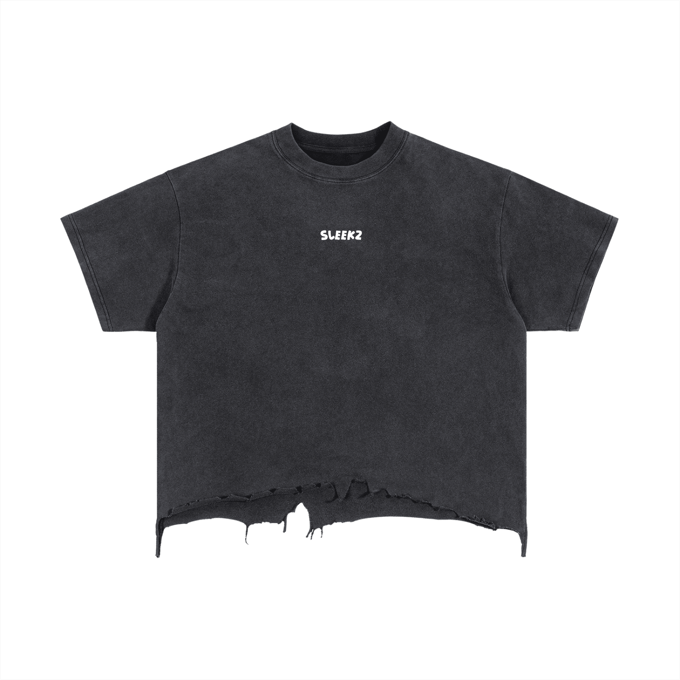 Black SLEEKZ MONOSPACE Vintage Tee - SLEEKZ