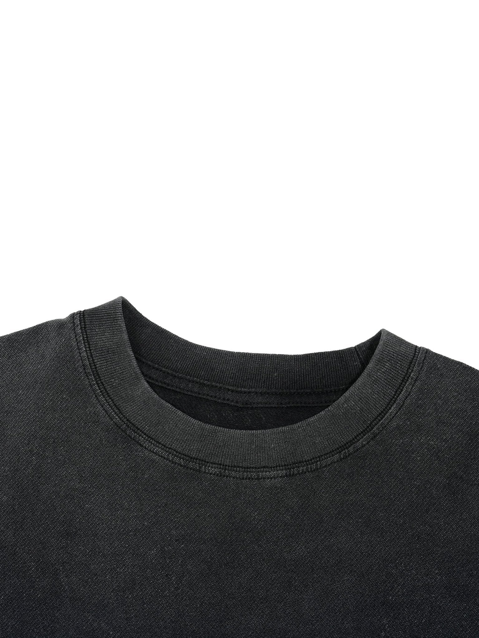 Black SLEEKZ MONOSPACE Vintage Tee - SLEEKZ