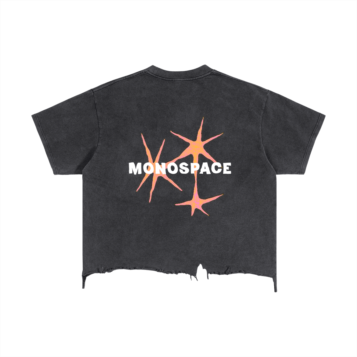 Black SLEEKZ MONOSPACE Vintage Tee - SLEEKZ