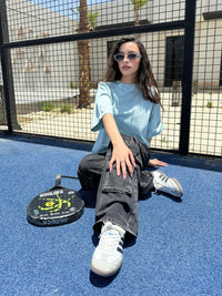 Blue boxy fit t-shirt - SLEEKZ