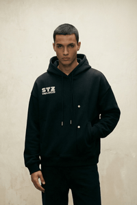 Boxy Placket Hoodie - SLEEKZ