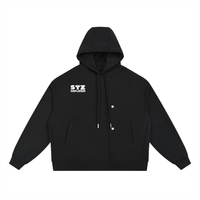 Boxy Placket Hoodie - SLEEKZ
