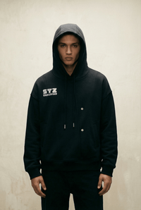 Boxy Placket Hoodie - SLEEKZ