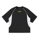 Contrast Piping Panel Raglan T-Shirt - SLEEKZ