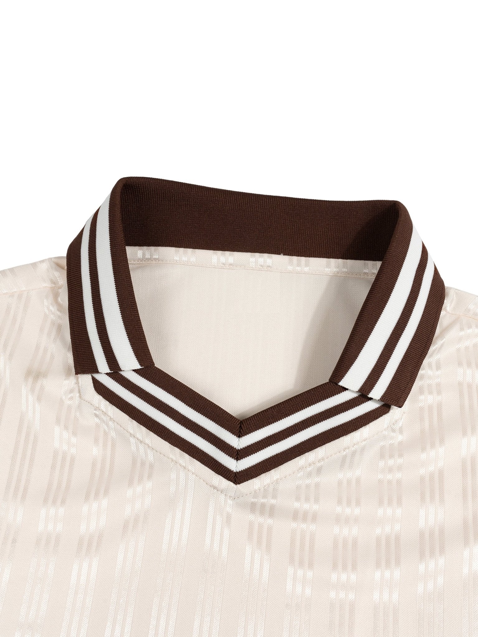 Contrast Stripes Polo Collar T-Shirt - SLEEKZ