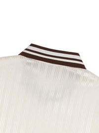 Contrast Stripes Polo Collar T-Shirt - SLEEKZ