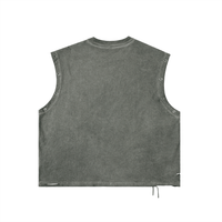 Distressed Grommet Tank Top - SLEEKZ