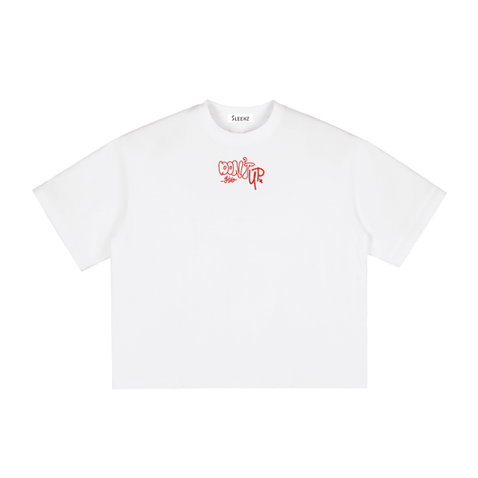 Don't Give Up Boxy Tee - SLEEKZ