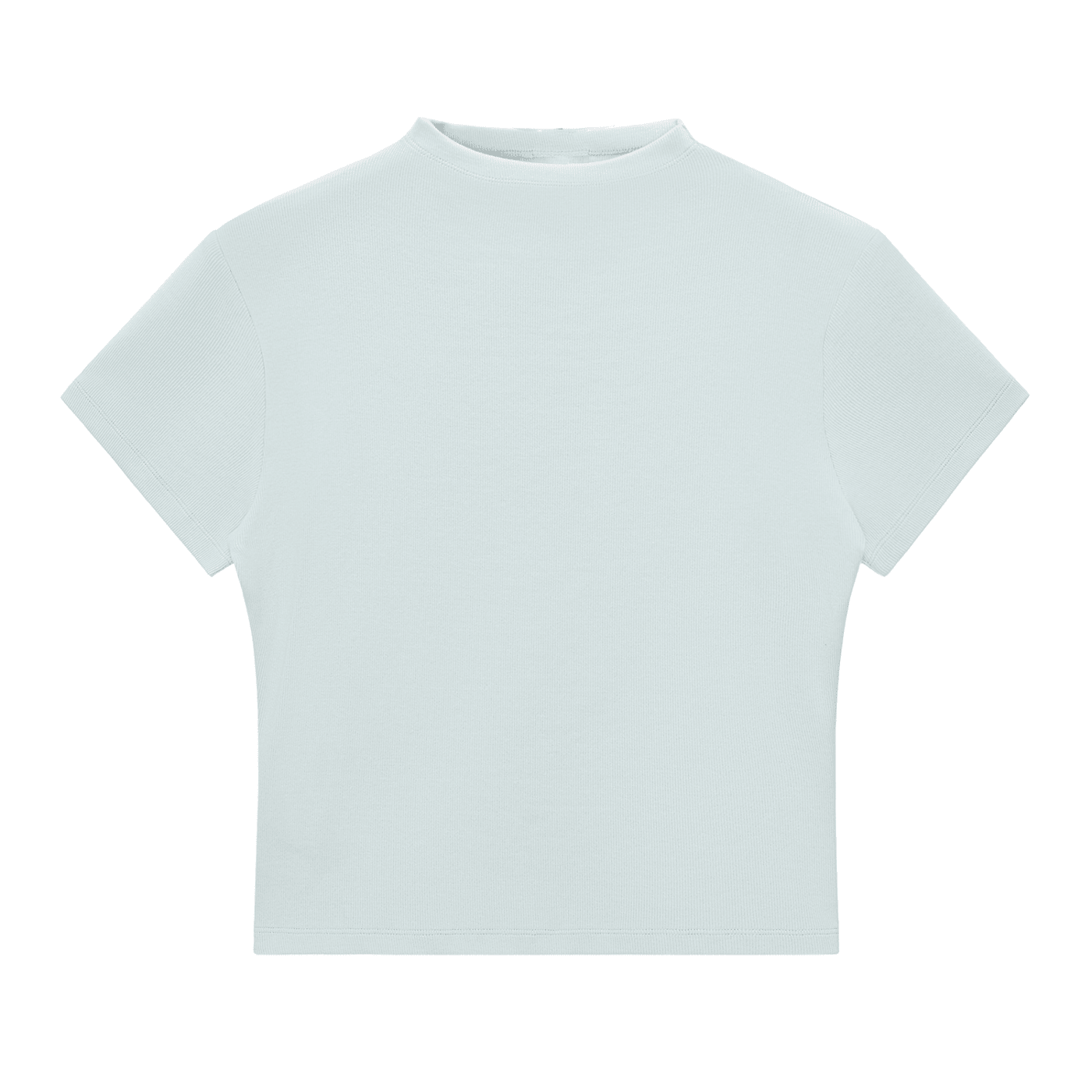 Essential Mock Neck Slim Tee - SLEEKZ