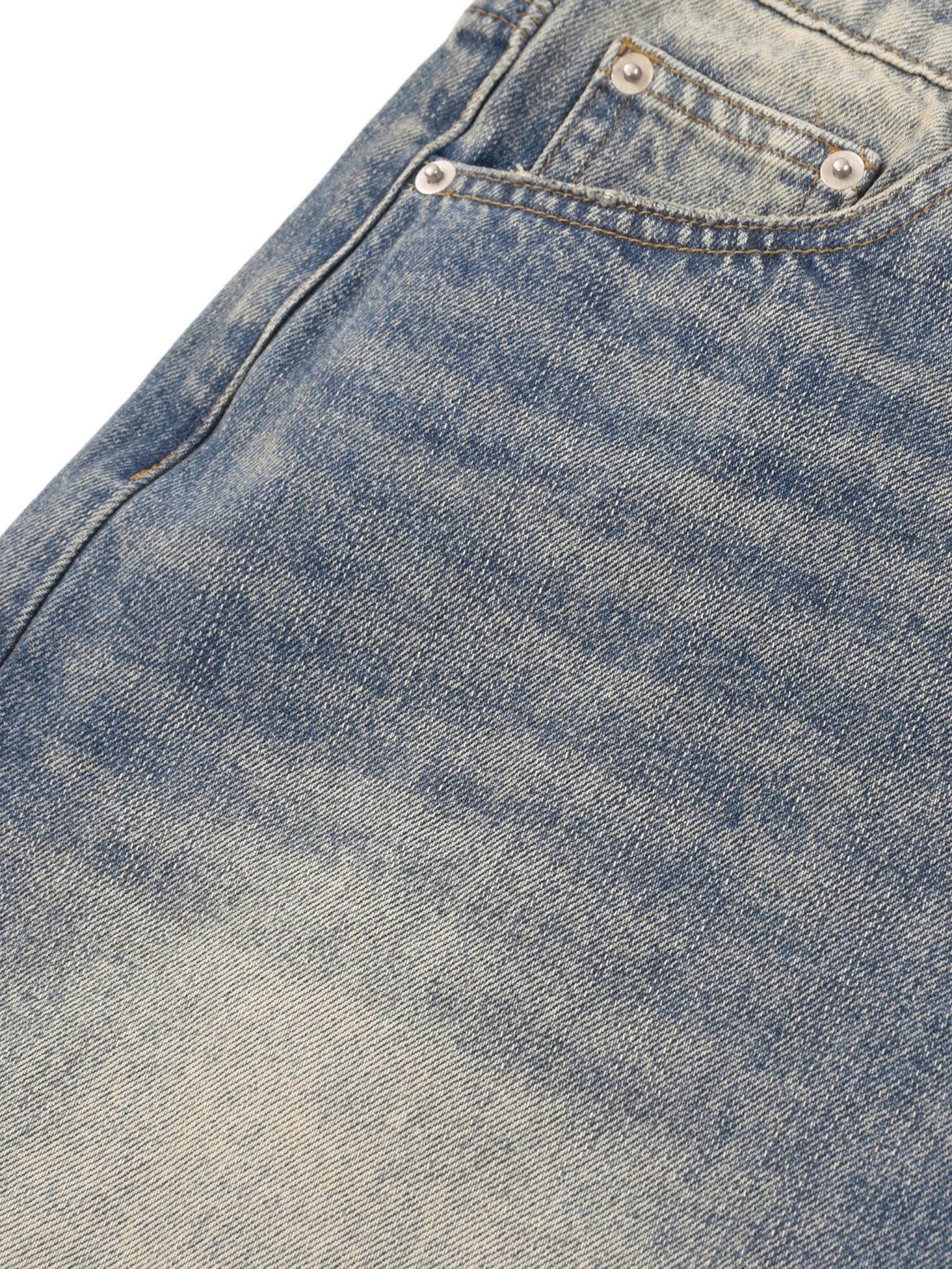 Faded Distressed Baggy Denim Shorts - SLEEKZ