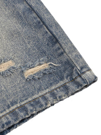 Faded Distressed Baggy Denim Shorts - SLEEKZ