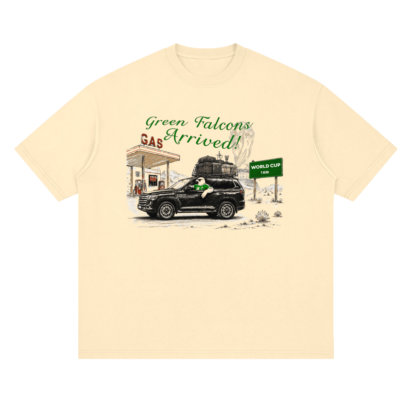 Green falcons T-Shirt - SLEEKZ