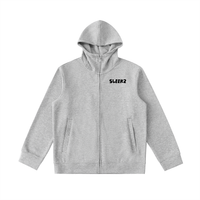 High Neck Zip - Up Hoodie - SLEEKZ