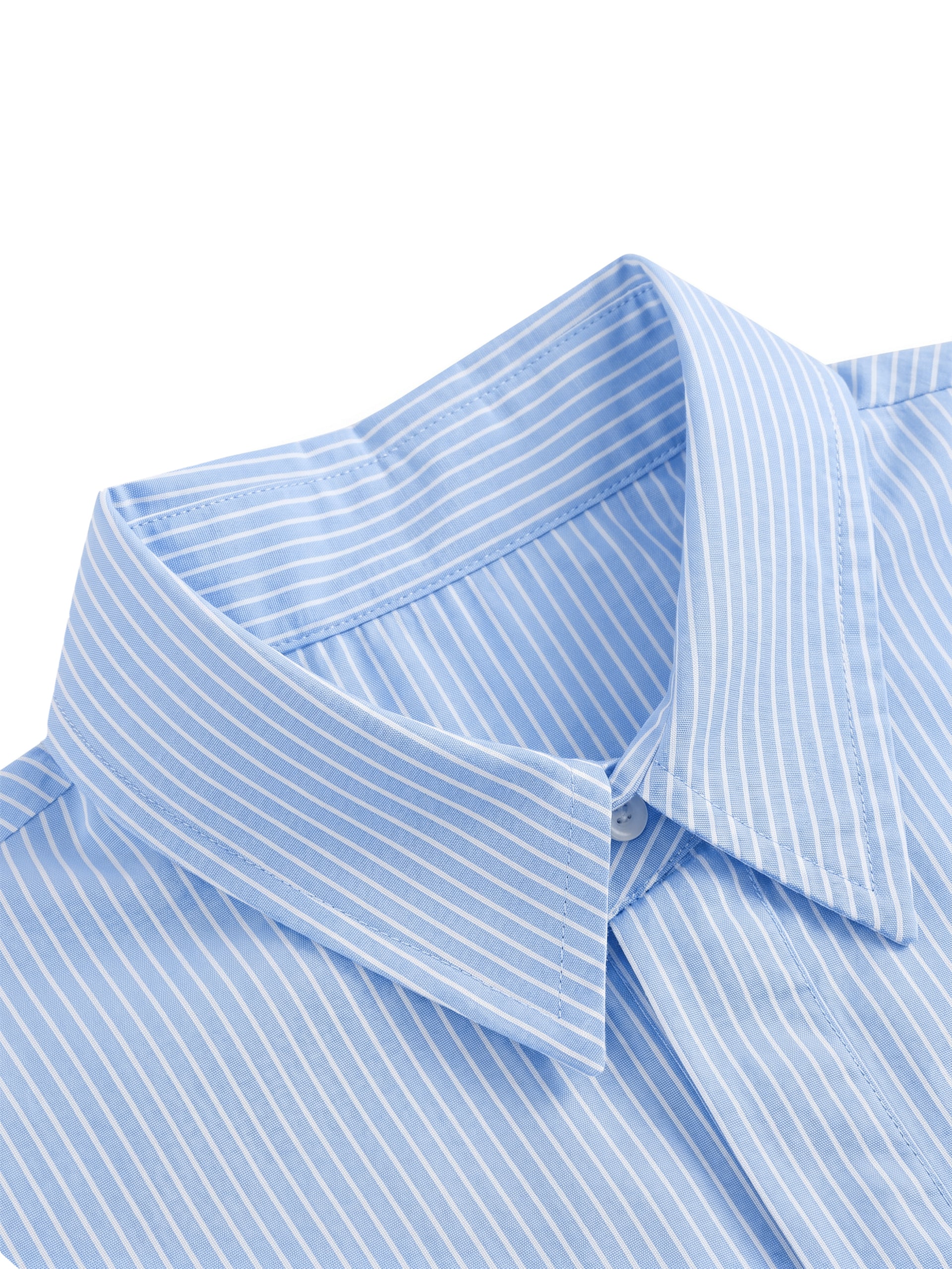 SLEEKZ Striped Boxy Cropped Shirt