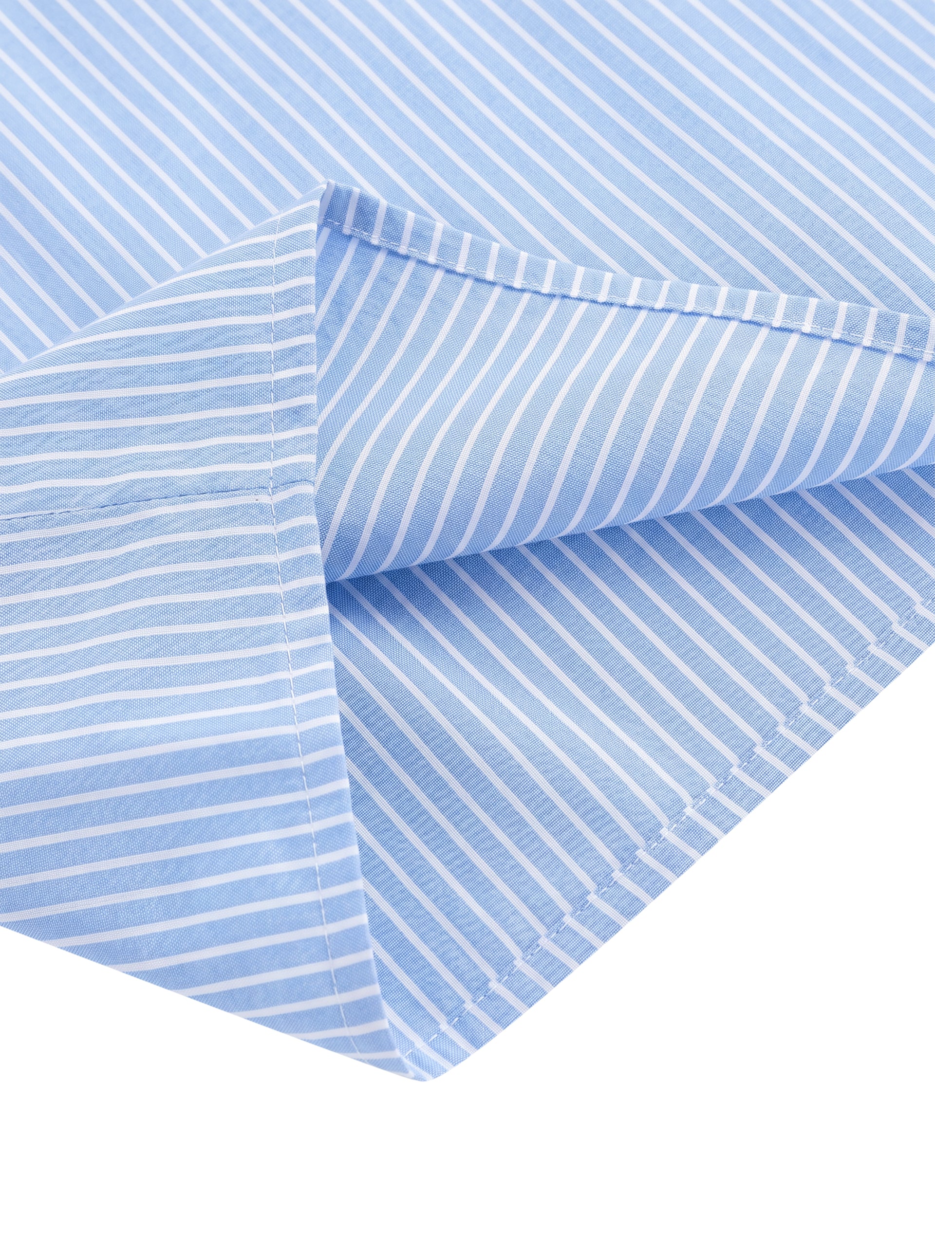 SLEEKZ Striped Boxy Cropped Shirt