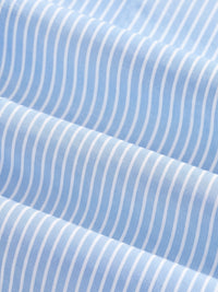 SLEEKZ Striped Boxy Cropped Shirt