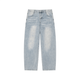Men’s Enzyme Wash Wide Leg Jeans - SLEEKZ