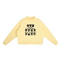 Mock - Neck Crew Sweatshirt - SLEEKZ