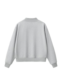 Mock - Neck Crew Sweatshirt - SLEEKZ