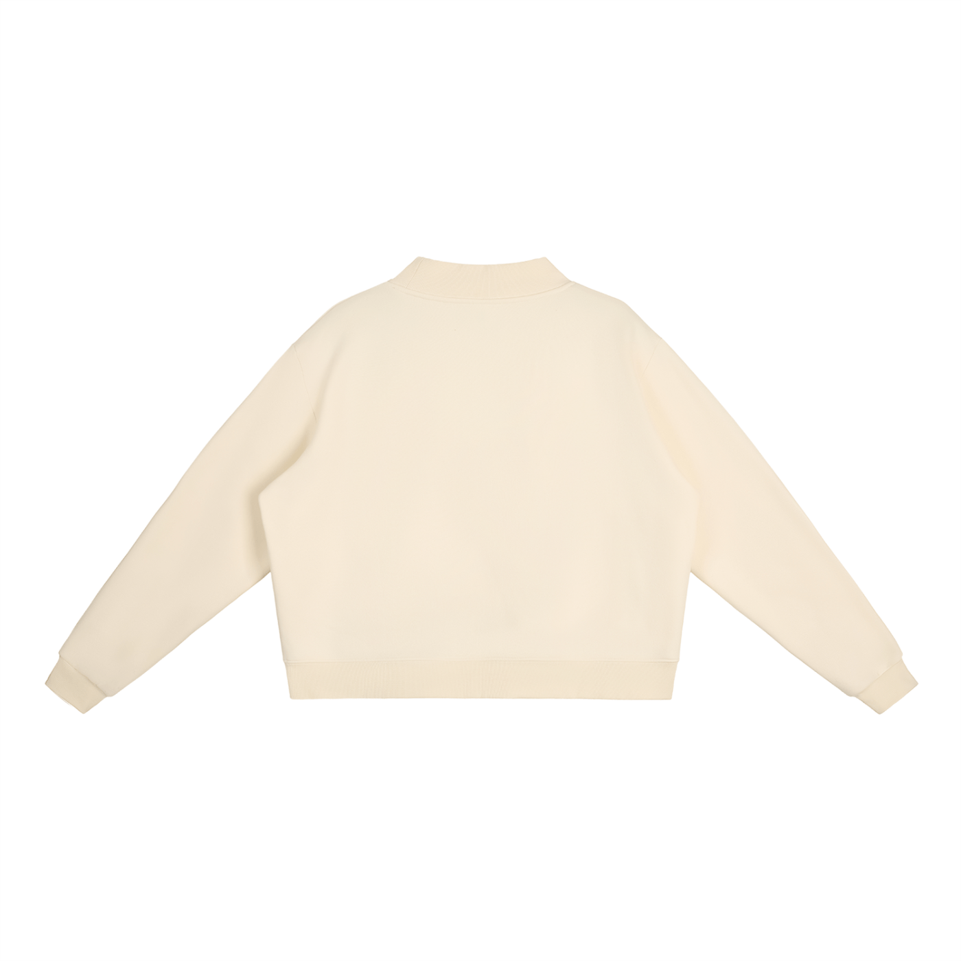 Mock - Neck Crew Sweatshirt - SLEEKZ