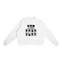 Mock - Neck Crew Sweatshirt - SLEEKZ