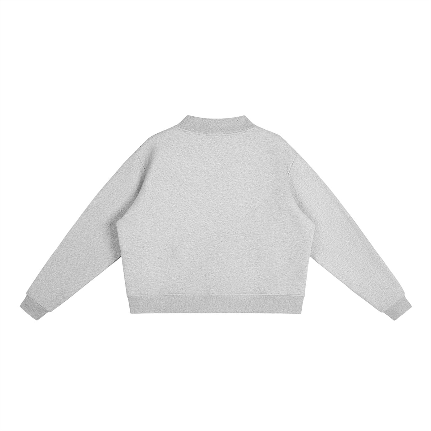 Mock - Neck Crew Sweatshirt - SLEEKZ