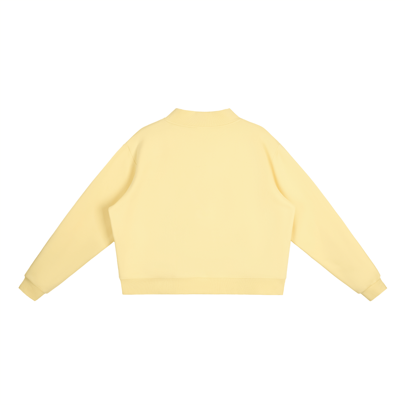 Mock - Neck Crew Sweatshirt - SLEEKZ