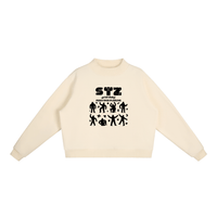 Mock - Neck Crew Sweatshirt - SLEEKZ