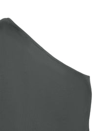 One - Shoulder Crop T-Shirt | SLEEKZ Signature - SLEEKZ