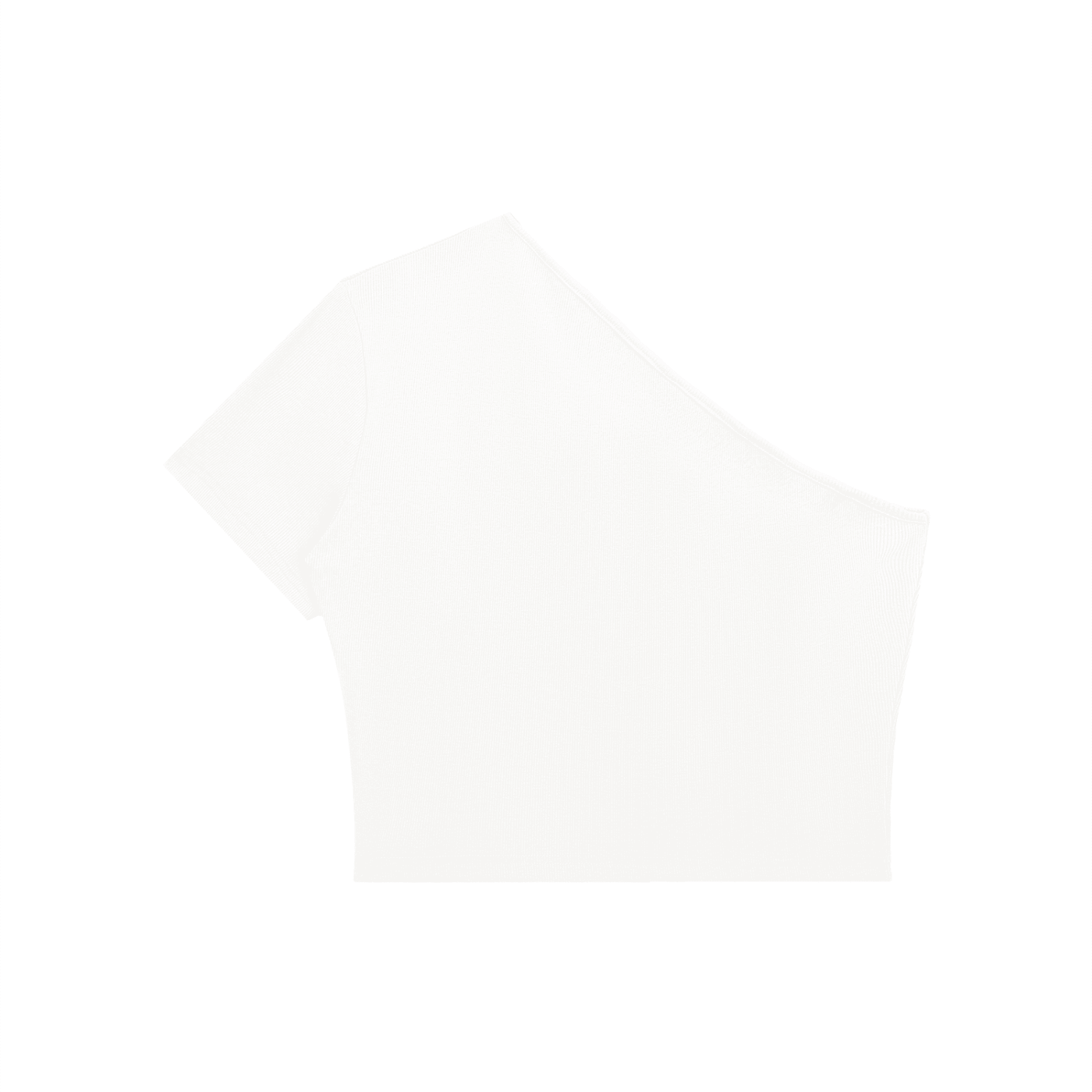 One - Shoulder Crop T-Shirt | SLEEKZ Signature - SLEEKZ
