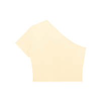 One - Shoulder Crop T-Shirt | SLEEKZ Signature - SLEEKZ