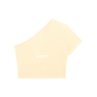 One - Shoulder Crop T-Shirt | SLEEKZ Signature - SLEEKZ