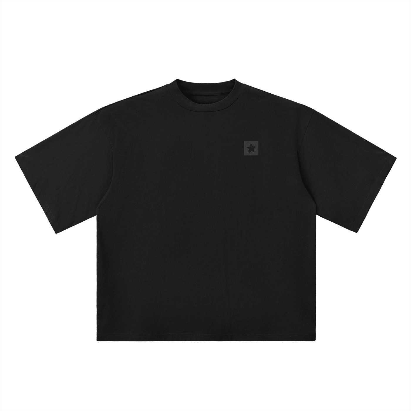 Oversized Drop Shoulder star T-Shirt - SLEEKZ
