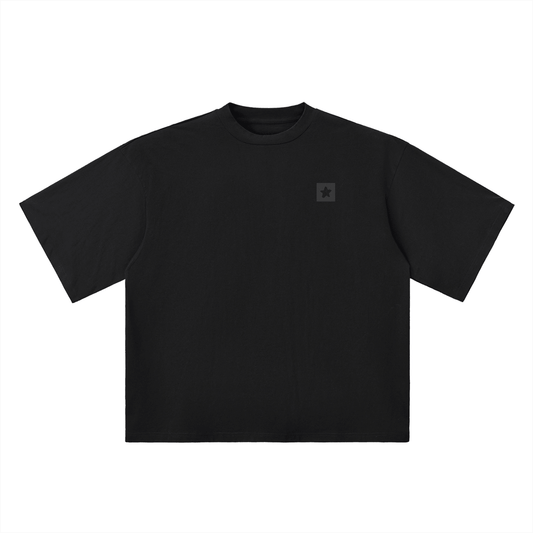 Oversized Drop Shoulder star T-Shirt - SLEEKZ