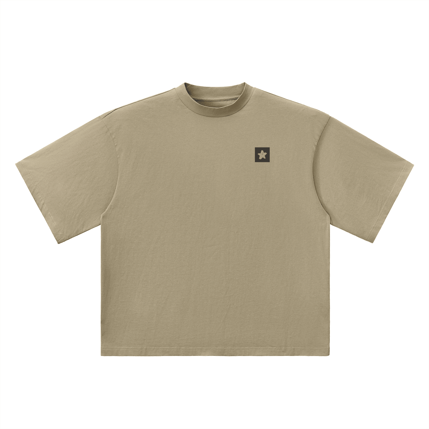 Oversized Drop Shoulder star T-Shirt - SLEEKZ