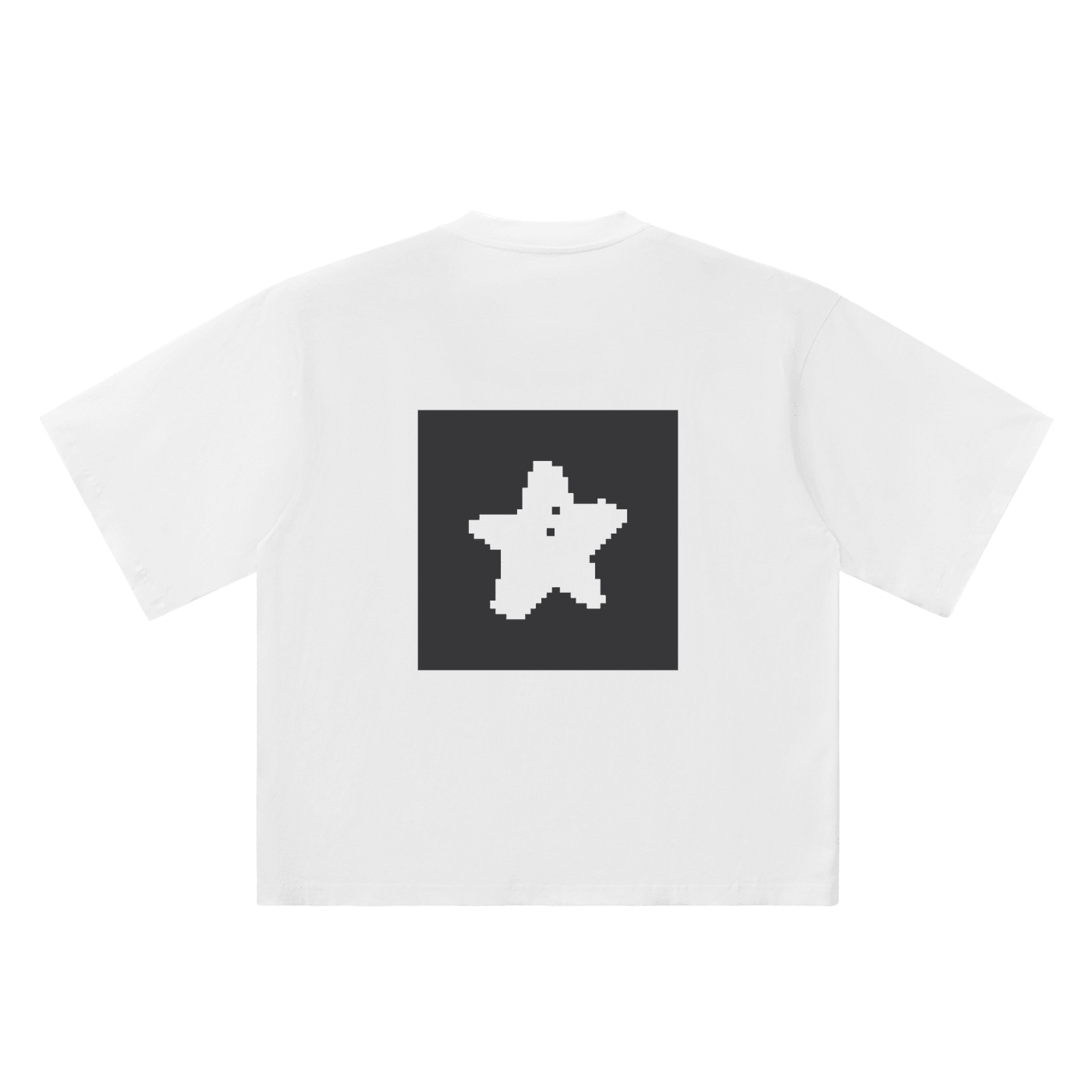 Oversized Drop Shoulder star T-Shirt - SLEEKZ