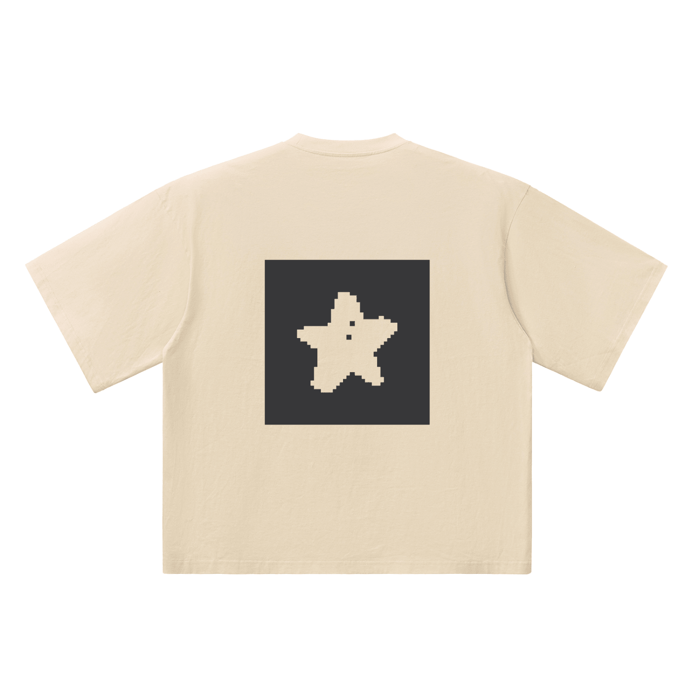 Oversized Drop Shoulder star T-Shirt - SLEEKZ