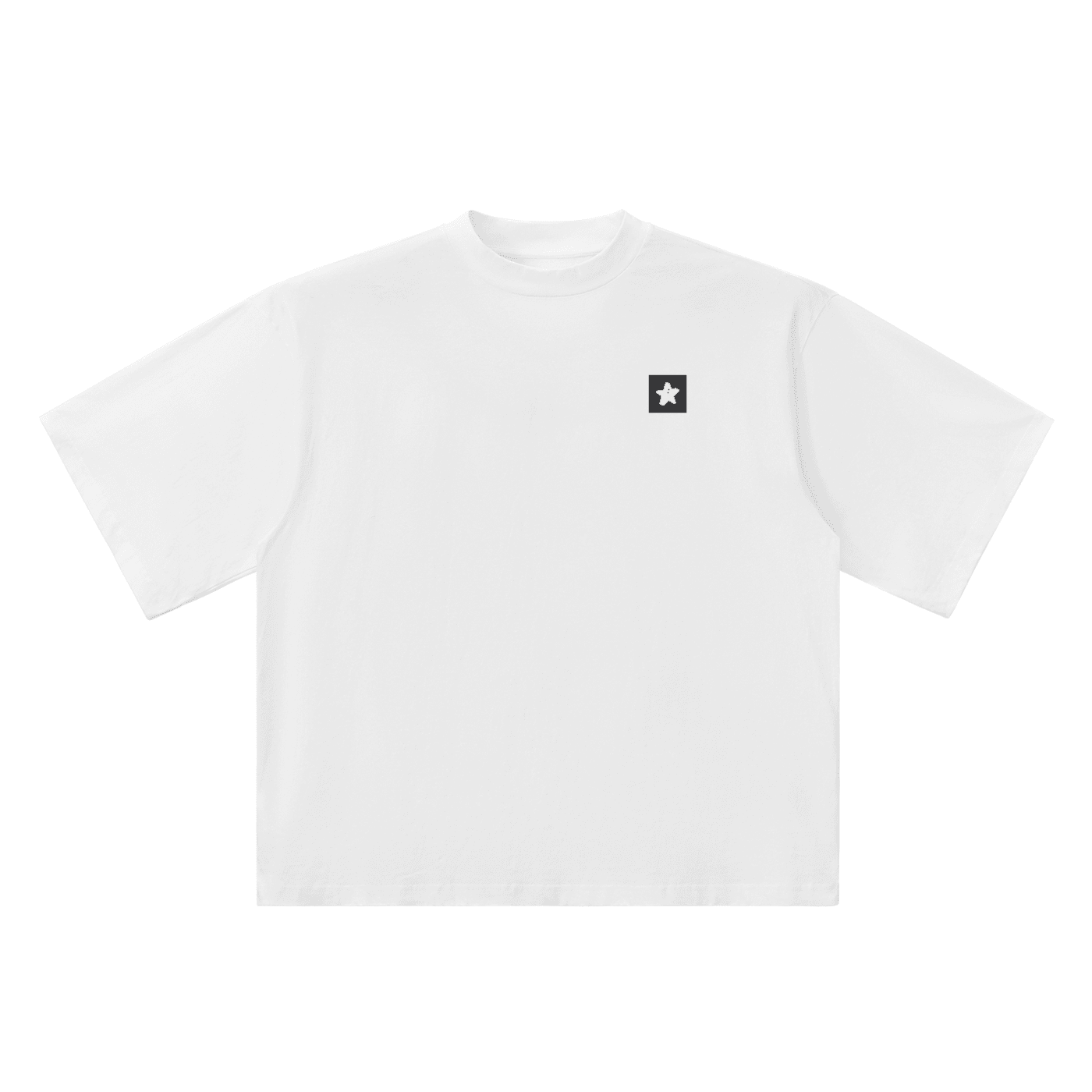 Oversized Drop Shoulder star T-Shirt - SLEEKZ