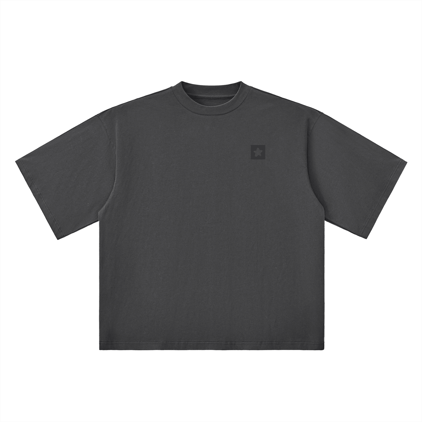 Oversized Drop Shoulder star T-Shirt - SLEEKZ