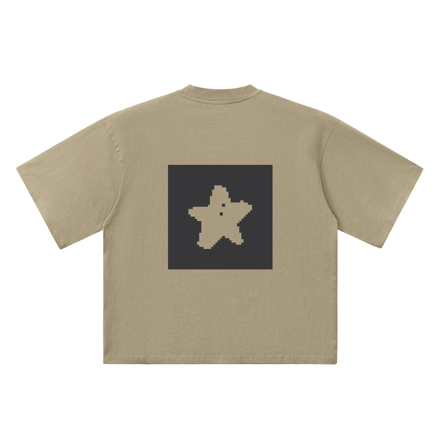 Oversized Drop Shoulder star T-Shirt - SLEEKZ