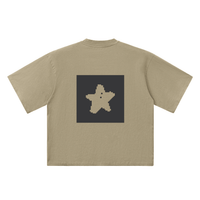Oversized Drop Shoulder star T-Shirt - SLEEKZ
