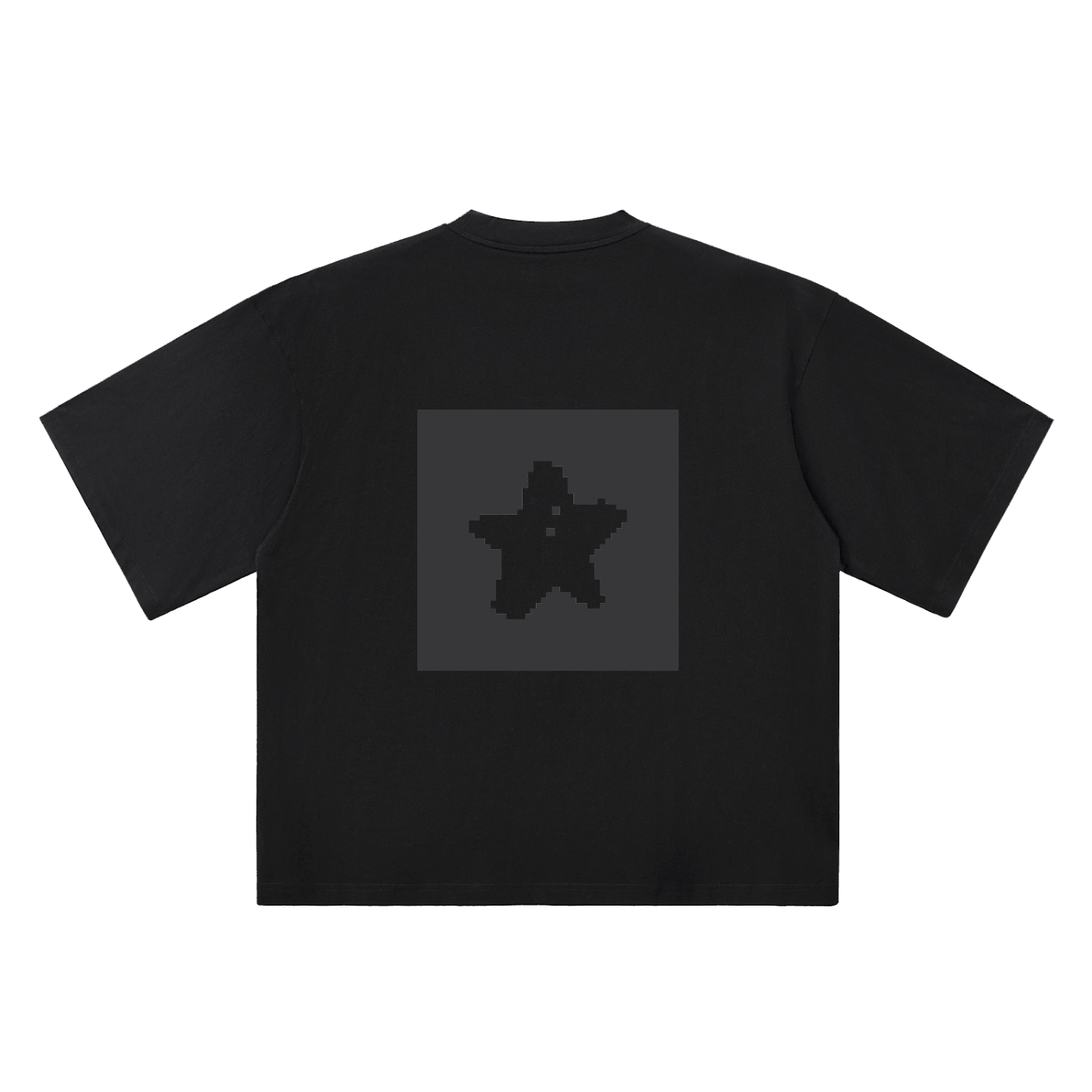 Oversized Drop Shoulder star T-Shirt - SLEEKZ
