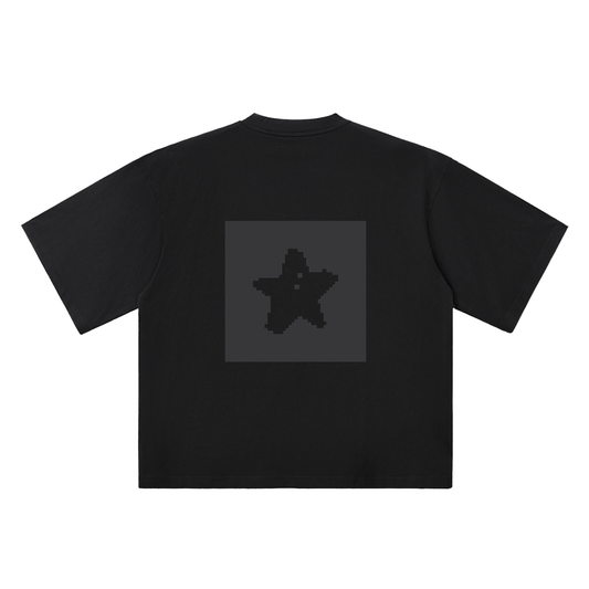 Oversized Drop Shoulder star T-Shirt - SLEEKZ