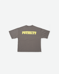 Pigment grey Oversized Boxy Tee - SLEEKZ