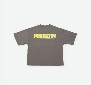 Pigment grey Oversized Boxy Tee - SLEEKZ